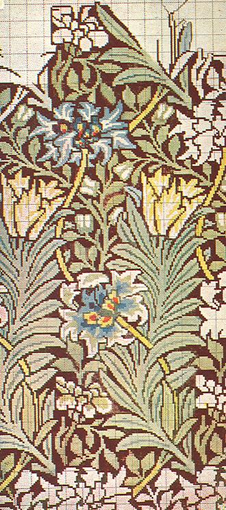 A William Morris carpet design of 1873